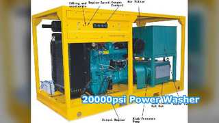 پاور واشر هیدروبلستر دیزل 20000psi