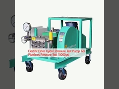 الکتریکی درایو هیدرو فشار آزمایش پمپ برای لوله کشی فشار آزمایش 15000psi