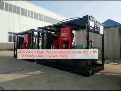 سیستم جت آب پرفشار ATEX Zone 2 با ضد انفجار قاب بالابر DNV 2.7.1