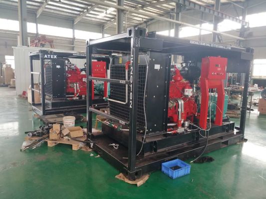 کیفیت  ATEX  ZONE 2 High Pressure Pump Unit Offshore Water Jetting Pumps کارخانه