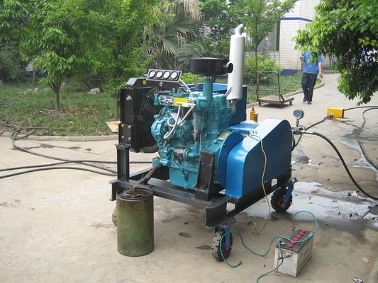 درایو موتور دیزلی هیدرو بلستر دستگاه واتر بلاست 11600psi