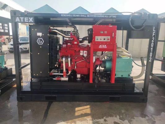 10000psi ATEX زون 2 پمپ فشار بالا واحد پمپ آب ضد انفجار در ساحل