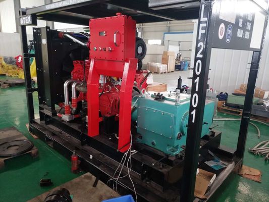 10000psi ATEX زون 2 پمپ فشار بالا واحد پمپ آب ضد انفجار در ساحل