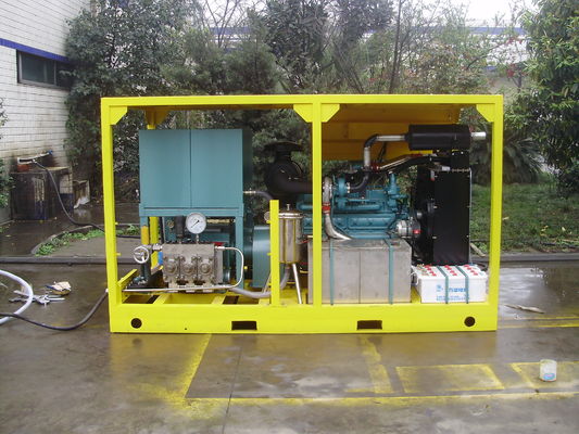 600bar 75kw واگن برقی تمیز کننده فشار قوی واشر موتور قدرت تمیز کردن فشار