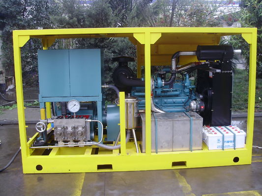 600bar 75kw واگن برقی تمیز کننده فشار قوی واشر موتور قدرت تمیز کردن فشار